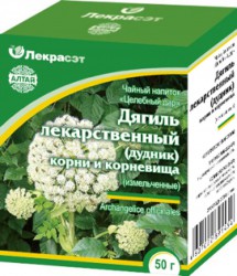 Дягиля корневища с корнями, сырье 50 г №1