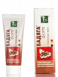 Гель-бальзам бадяга форте с пчелиным ядом 75 мл