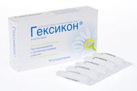 Гексикон супп. ваг. 16 мг 1 шт.